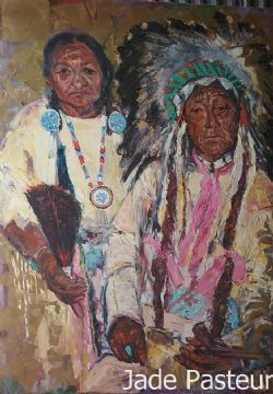Fine Art - Portrait, Native American, Pain, Dignity, Wisdom